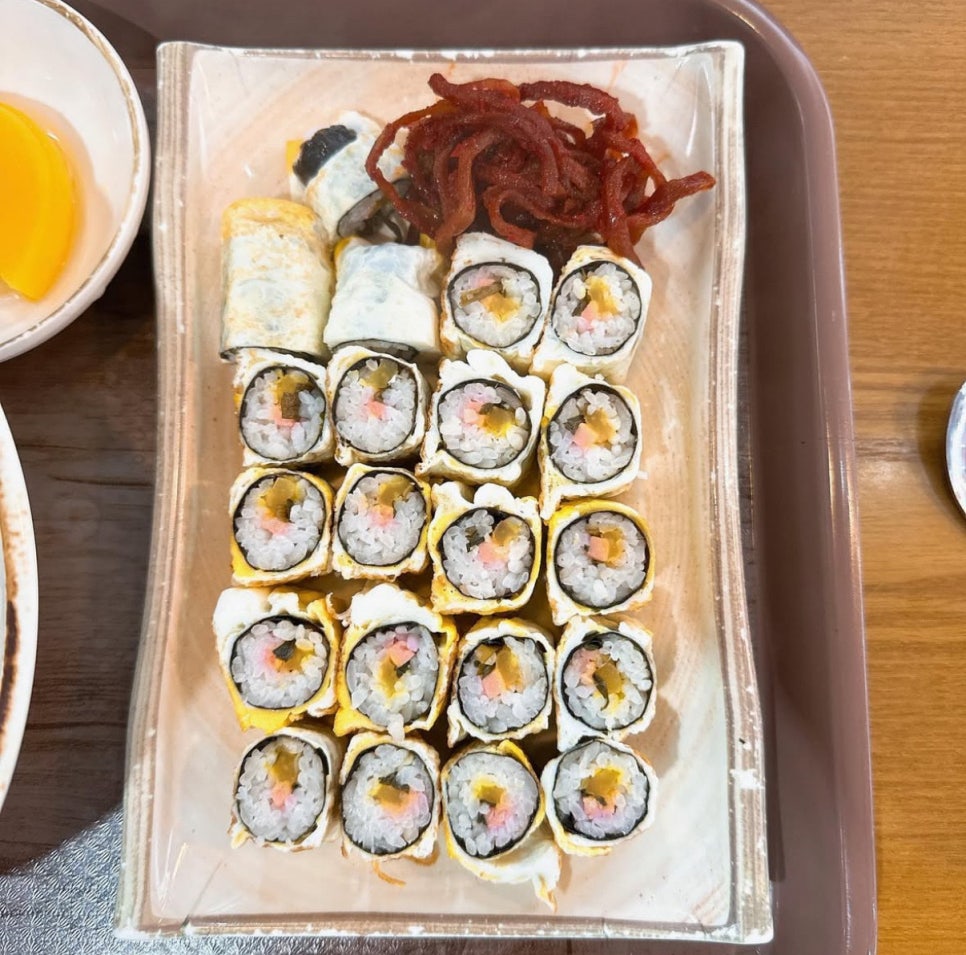 달인즉석계란말이김밥 이미지