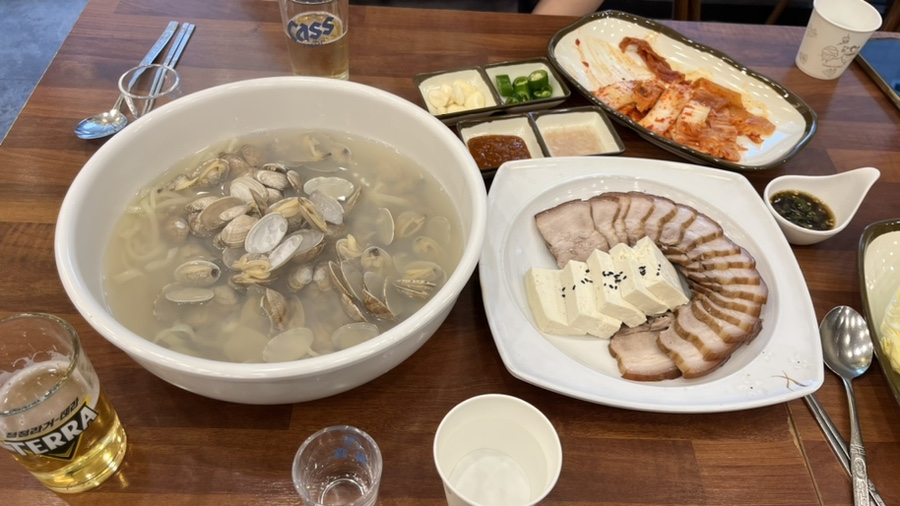 오모리생바지락손칼국수 이미지