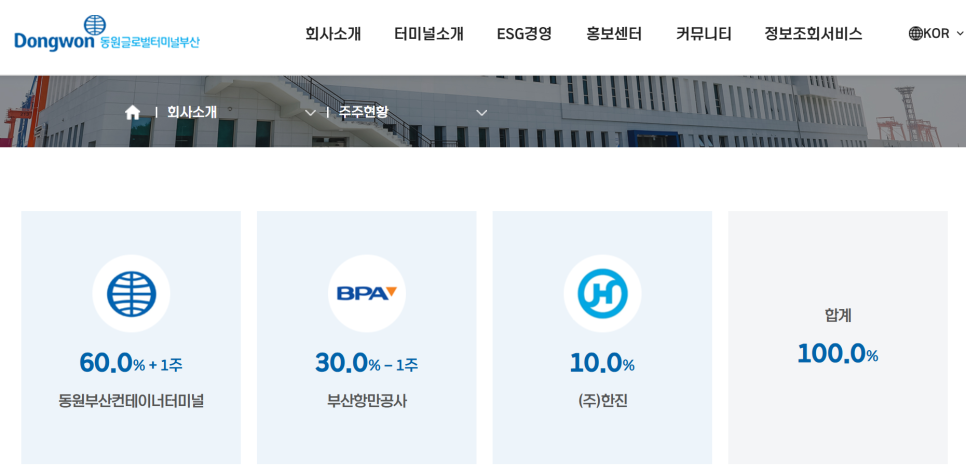 동명통운 이미지