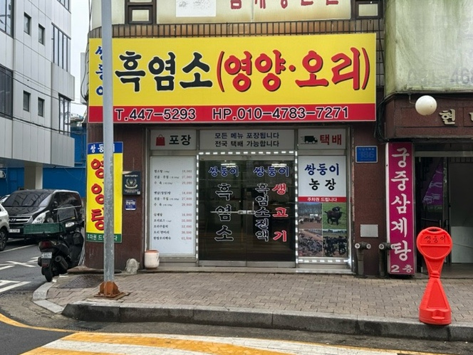 쌍둥이흑염소 이미지