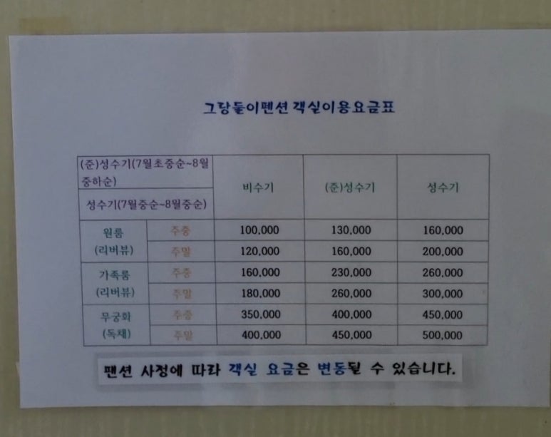 그랑둘이펜션 이미지
