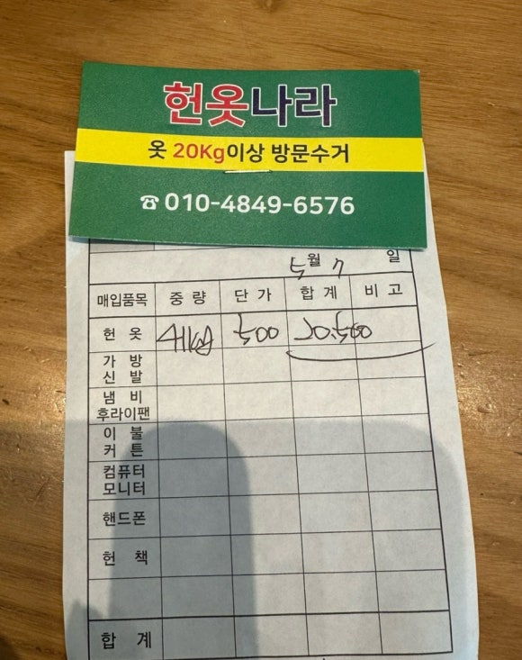 헌옷나라 이미지