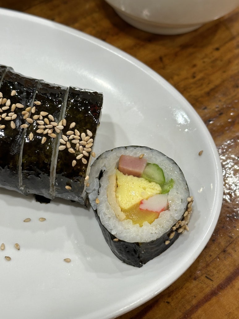 이맛 국수 김밥 이미지