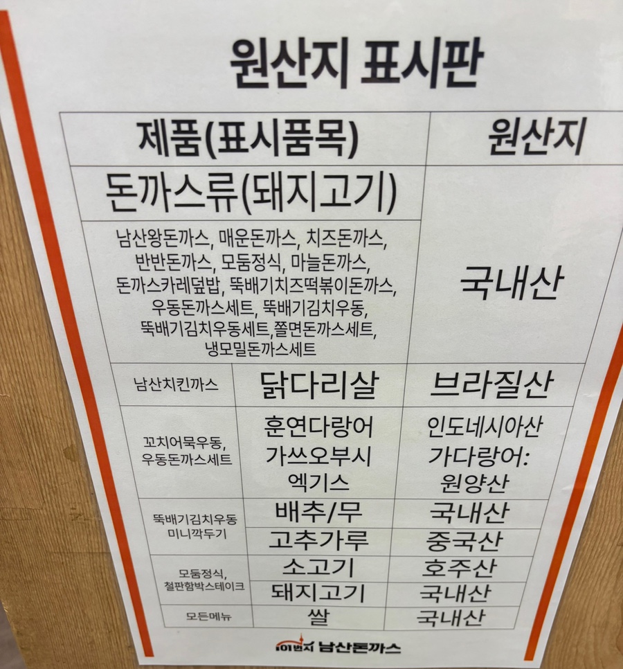 101번지남산돈까스센트럴시티점 이미지