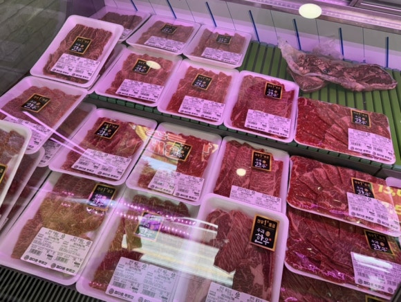 푸줏간정육점 이미지