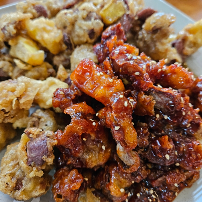 찜이닭똥집 이미지