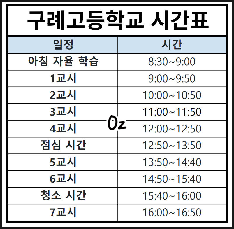 구례고등학교 이미지