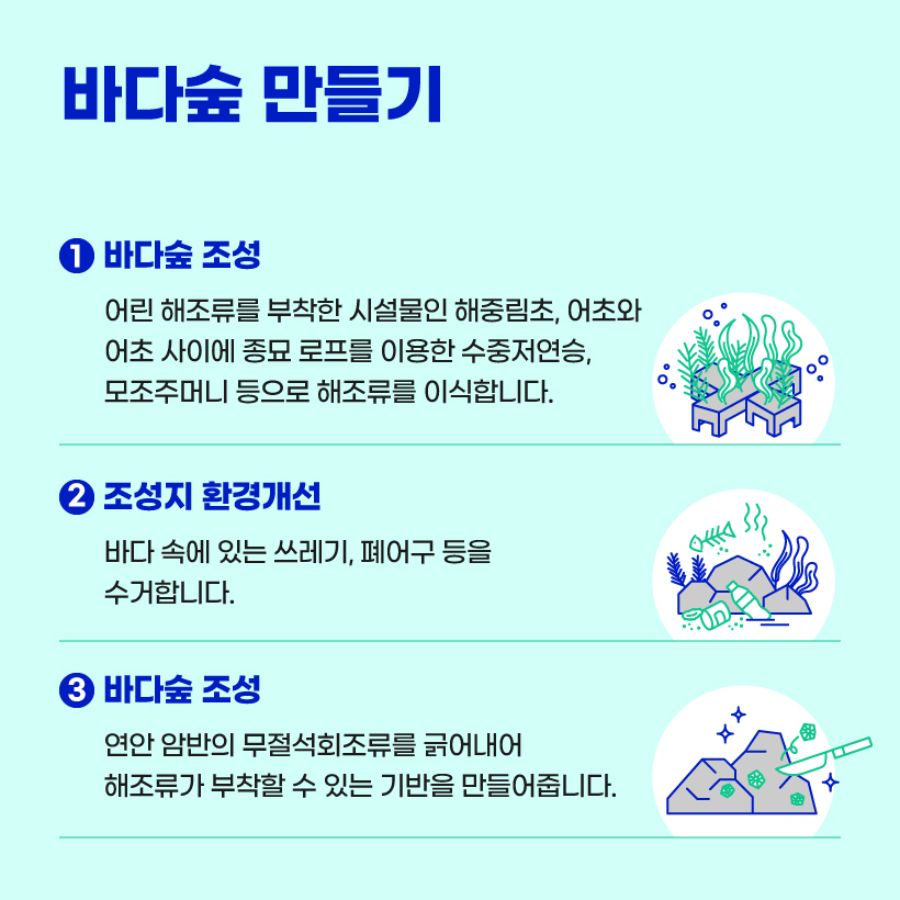 바다;숲 이미지