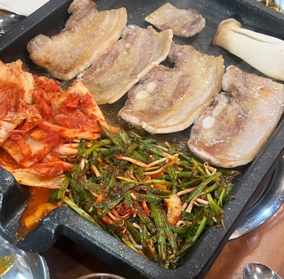 부추삼겹살 이미지