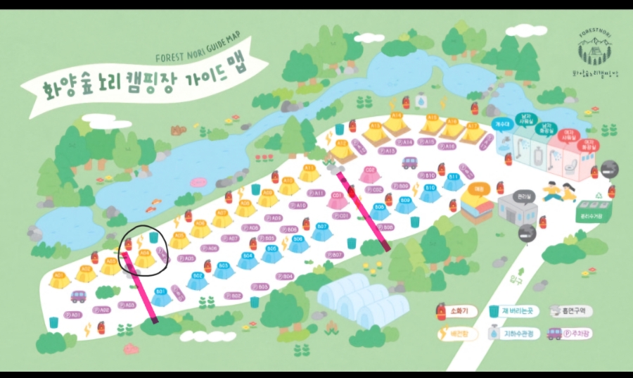 화양숲노리캠핑장 이미지