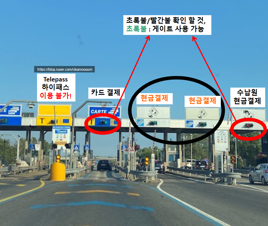 톨게이트 주유소 이미지