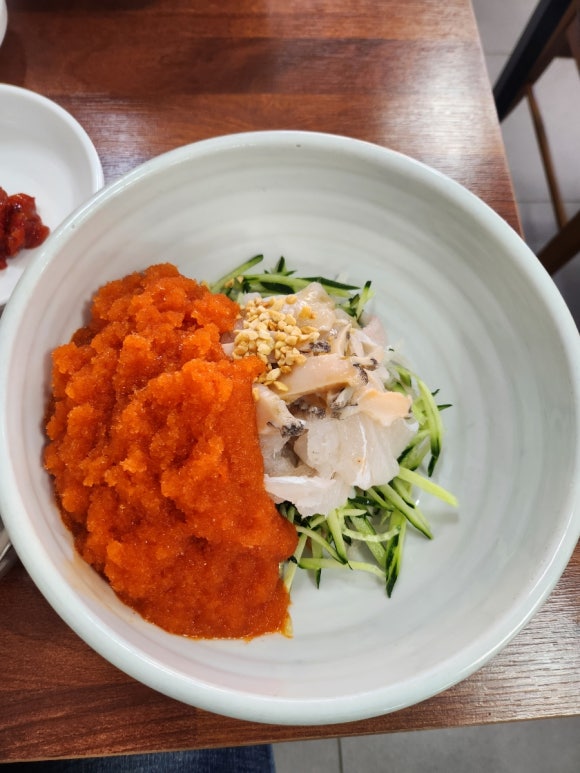 오대감참가자미물회 이미지