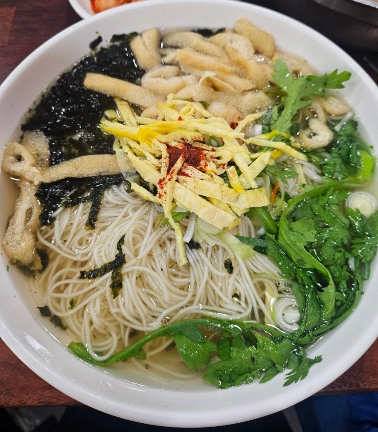 옛날우동잔치국수 이미지