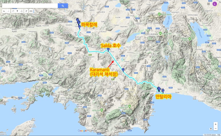 파묵깔레 이미지