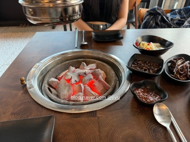참숯돌판구이 이미지