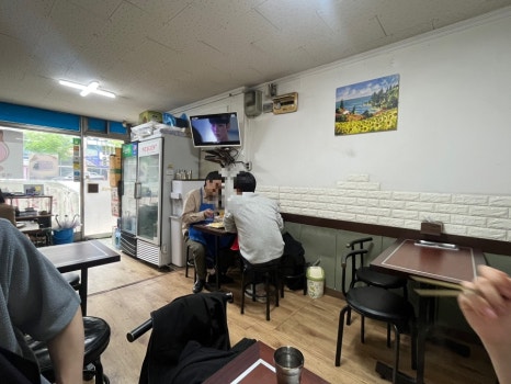 짠지계란말이김밥 이미지