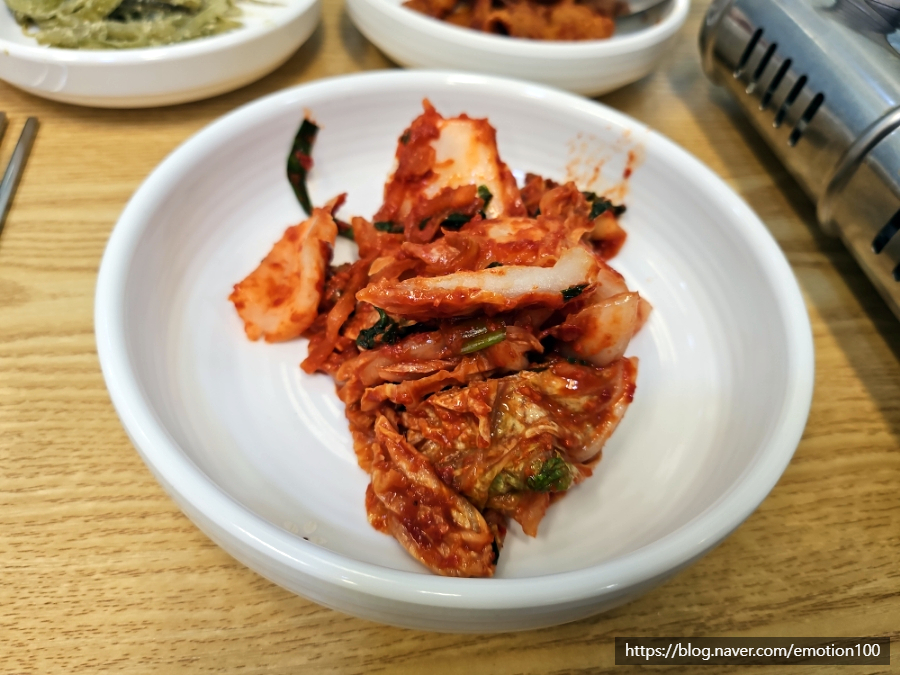 장모님칼국수.김치 이미지