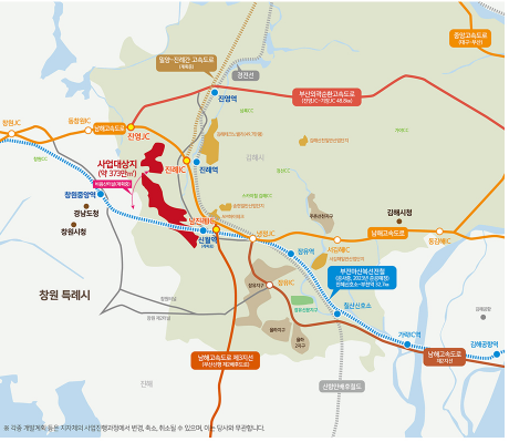 진례시례지구 도시개발사업 이미지