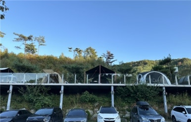 청계호수 자작나무숲 캠핑장 이미지