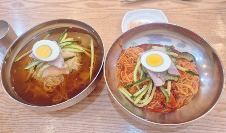 백가밀면 이미지