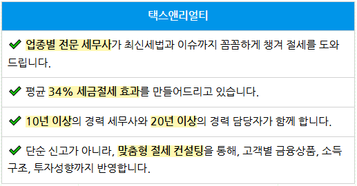 택스앤리얼티세무사 이미지