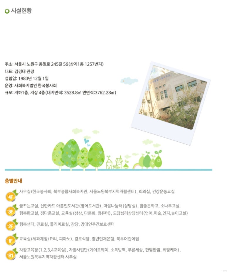 사회복지법인한국봉사회북부종합사회복지관 이미지