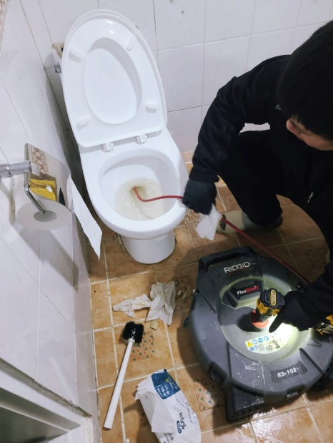 대전하수구막힘변기막힘 이미지