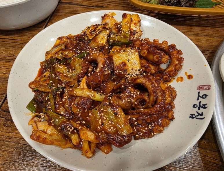 직화낙지 이미지