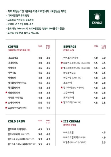 레이데이커피 이미지