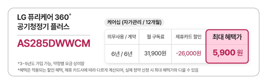 공기청정기 렌탈, 똑똑한 선택일까? '가전구독' 이야기 이미지 12