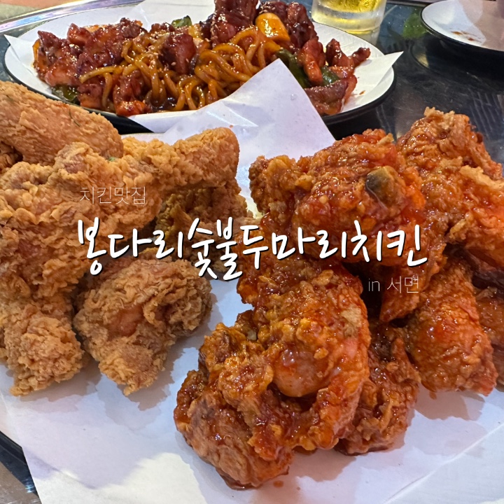 봉다리숯불두마리치킨 이미지
