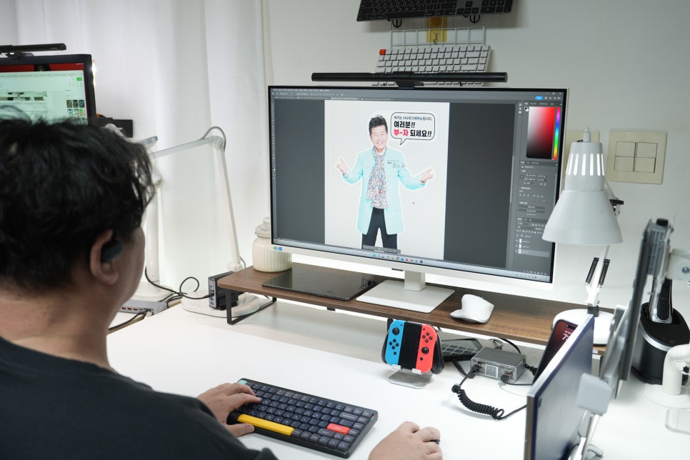 삼성 뷰피니티 S7 S32D701 모니터 "가성비 32인치 4K UHD 해상도 듀얼모니터 사용기" 이미지 10