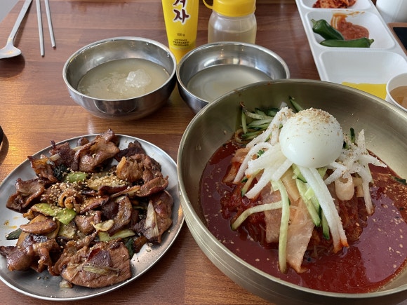 불쌈냉면.국수 이미지