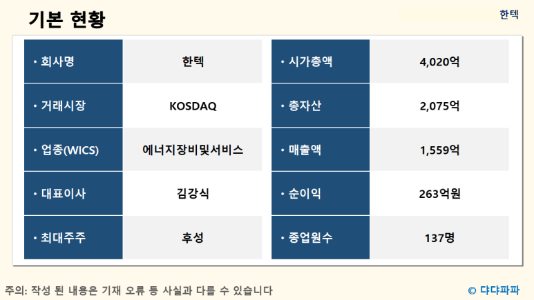 한텍서비스 이미지