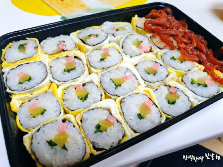 달인즉석계란말이김밥 이미지
