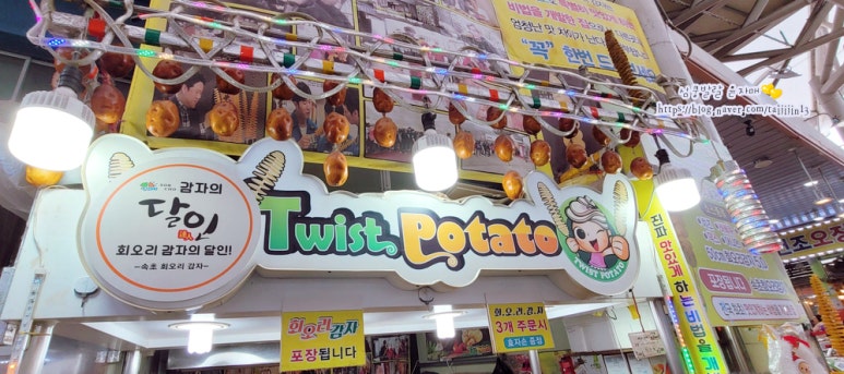 속초회오리감자 이미지