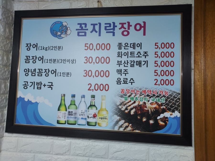 꼼지락장어 이미지