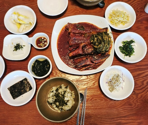 황금시래기밥도둑코다리찜 이미지