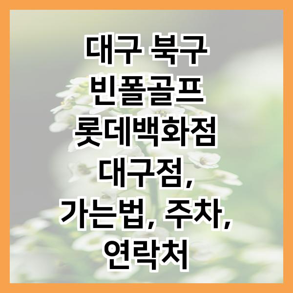 빈폴골프롯데 이미지