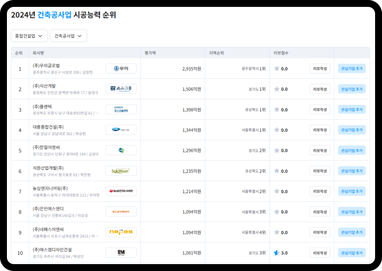 한얼이앤씨 이미지