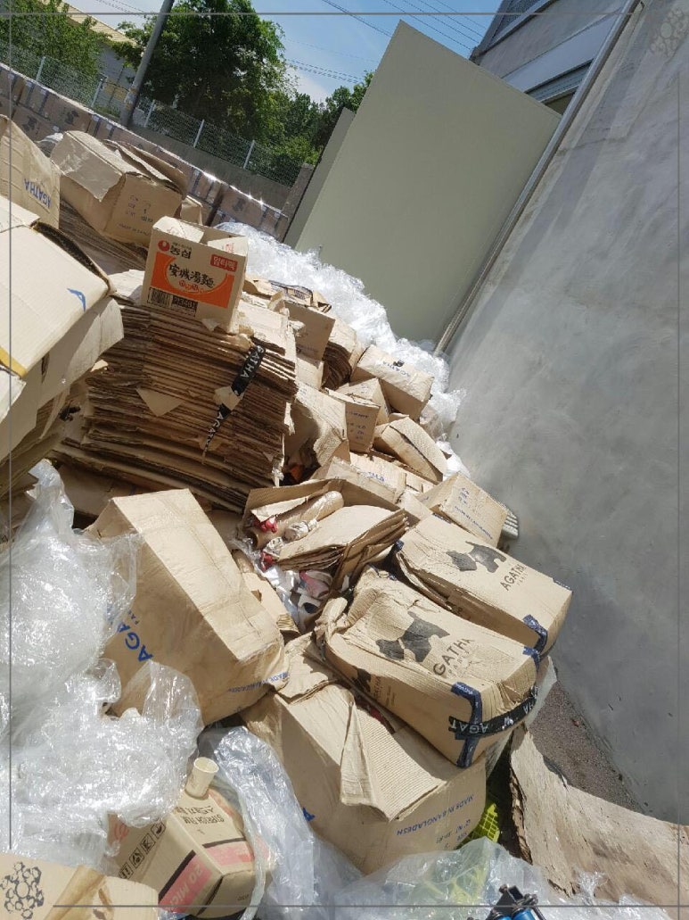 폐기물수거철거환경자원 이미지