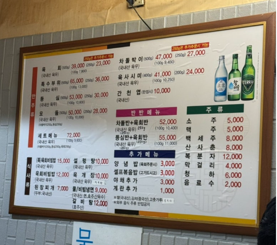 평양 정육점 이미지