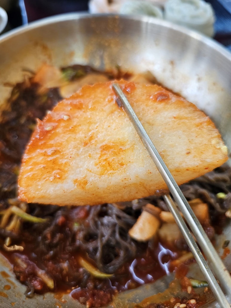 산수냉면 이미지