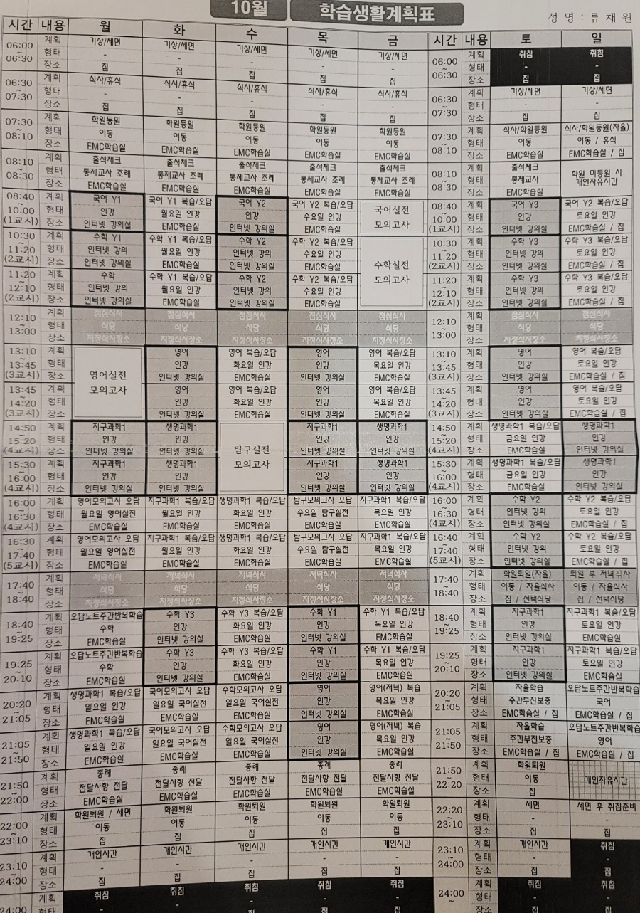 이튼광명독학재수학원 이미지