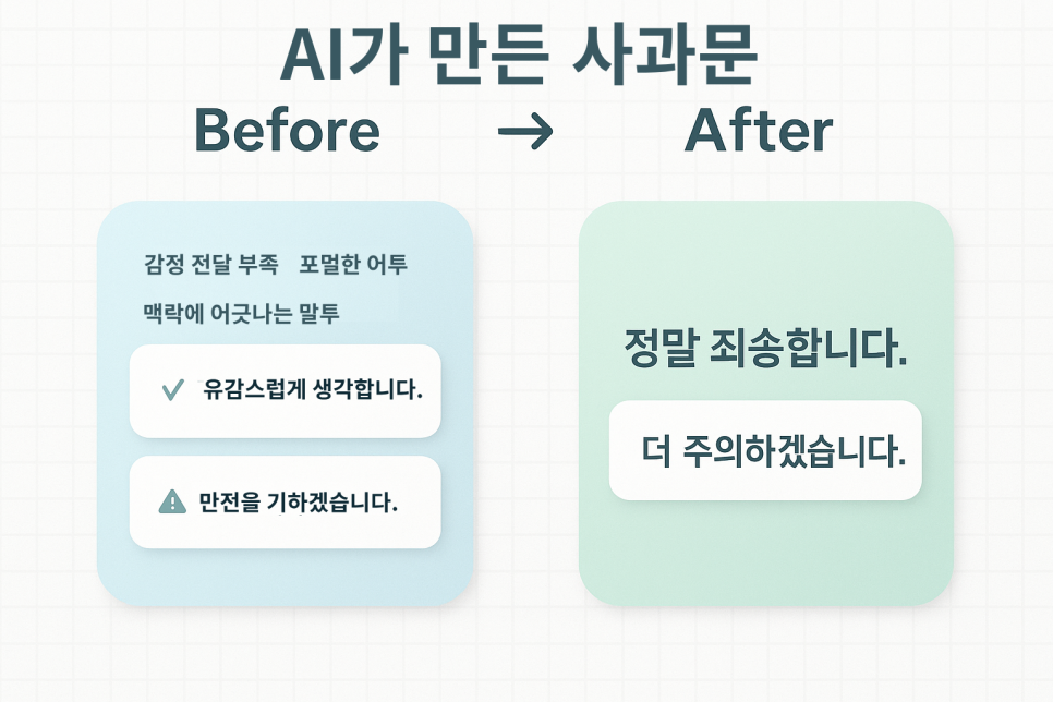 사과문 쓰는 법, 예시와 양식으로 함께 배우는 실전 작성 방법! : 네이버 블로그