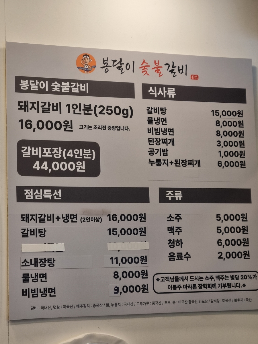 봉달이숯불갈비 이미지