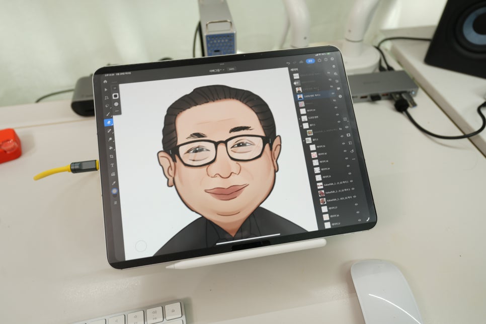 힐링쉴드 아이패드 프로 7세대 13인치  전용 마그네틱 종이질감 필름 사용기 이미지 13