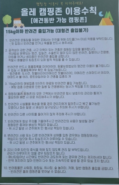아이올레인포레스트캠핑 이미지