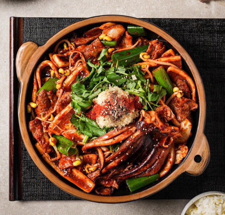 대청얼큰오징어찌개 이미지