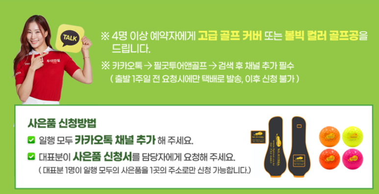 필굿투어앤골프 이미지